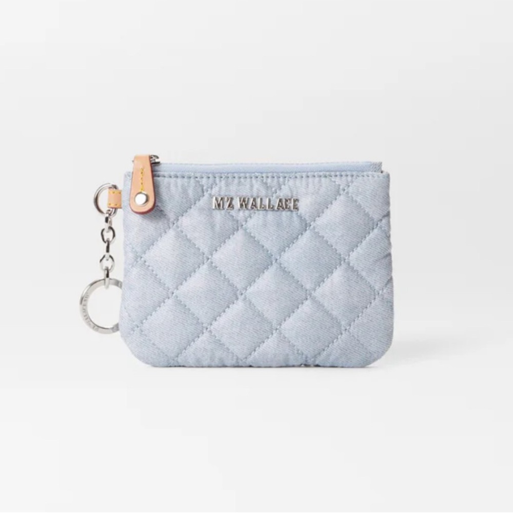 NEW! MZ Wallace Metro Key Pouch in Chambray Blue